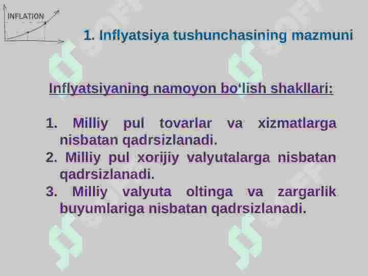 Inflyatsiya va unga qarshi kurashish yo‘llari 6