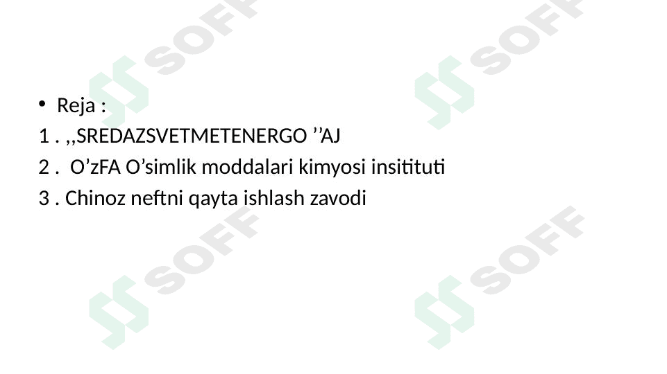 Neftni qayta ishlash zavodida olib borilgan amaliyot yuzasidan hisobot 1