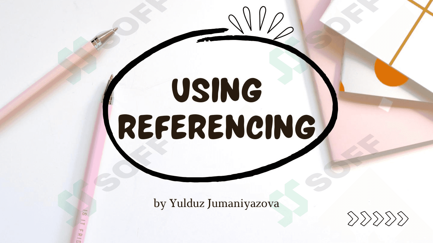 Using referencing