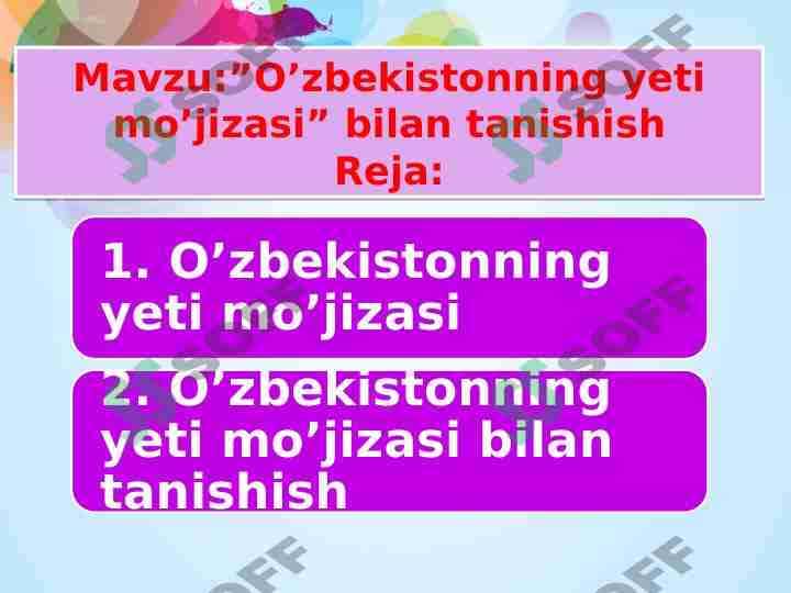 O’zbekistonning yeti mo’jizasi 1