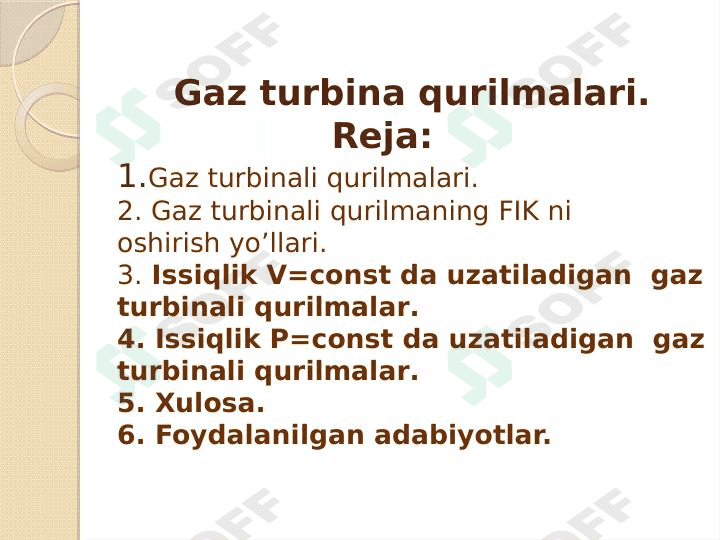 Gaz turbina qurilmalari 1