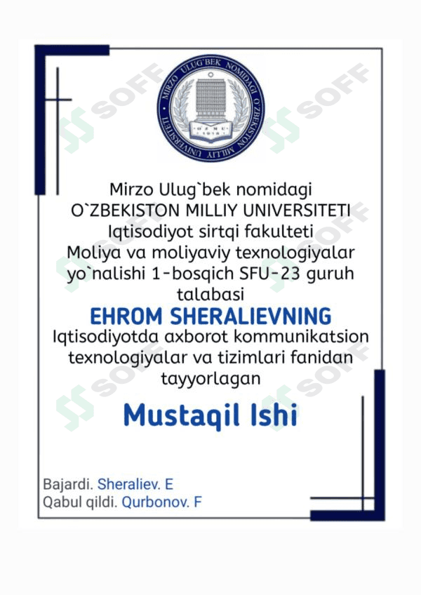 Kompyuterlar tarixi 1