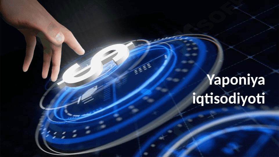 Yaponiya iqtisodiyoti 1