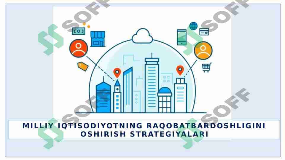 Milliy iqtisodiyotning raqobatbardoshligini oshirish strategiyalar 1