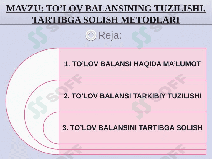 To'lov balansi 1