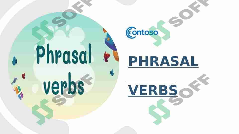 Phrasal verbs and patterns with prepositions 1