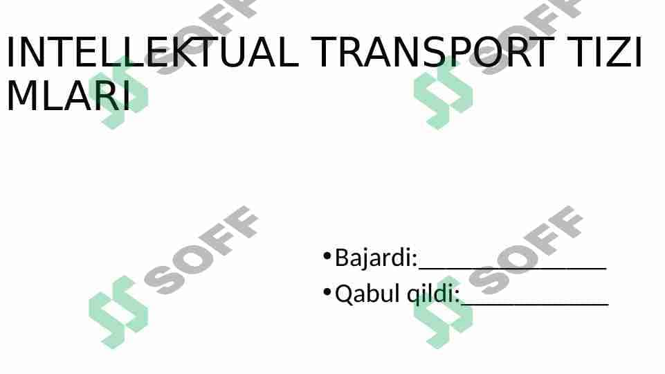 ITT komunikatsiyon infratuzilmasi 1