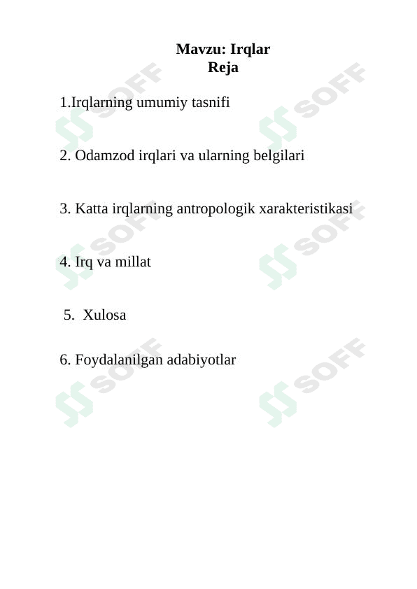 Dunyo irqlari 1