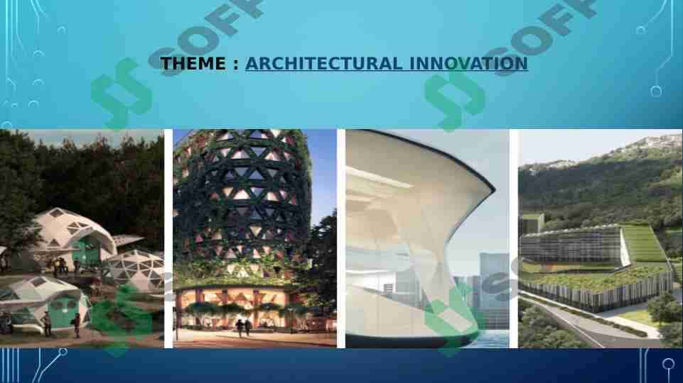 Architectural innovation. Arxitektura innovatsiyasi 1