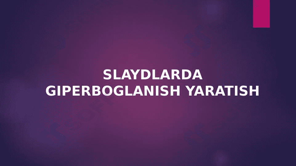 Slaydlarda giperboglanish yaratish 1