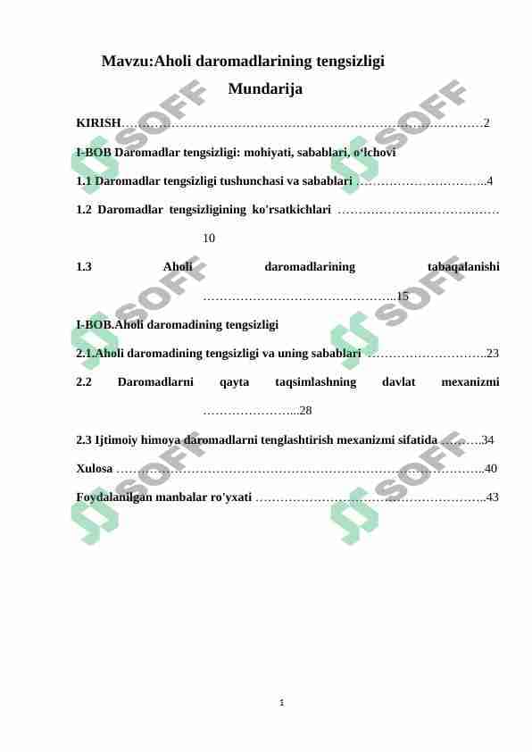 Aholi daromadining tengsizligi 1
