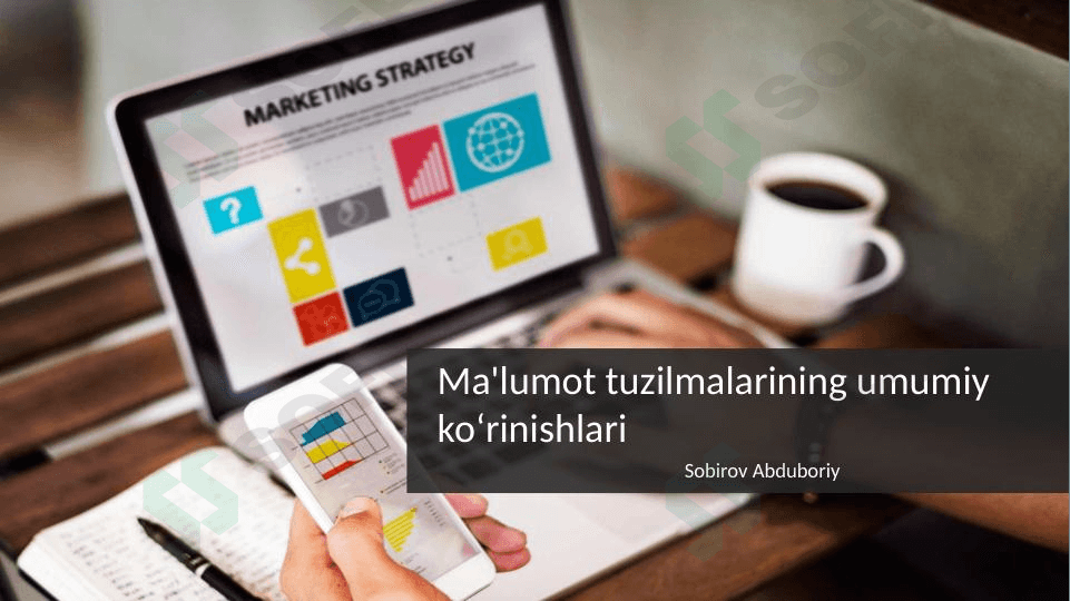 Ma'lumot tuzilmalarining umumiy koʻrinishlari ppt