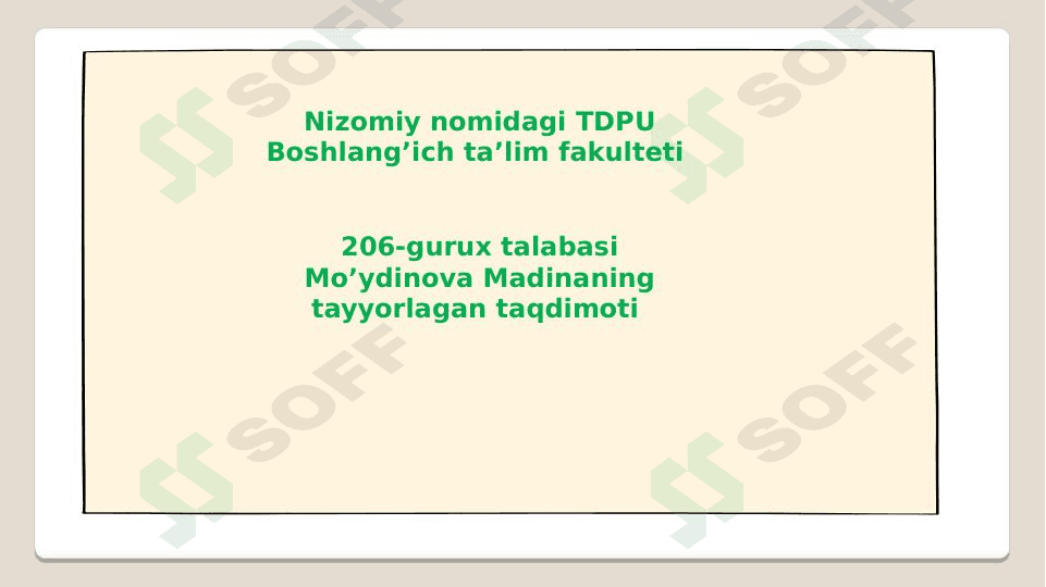 Ta’lim mazmuni. Ta’lim mazmuni tushunchasining umumiy xususiyatlari 1