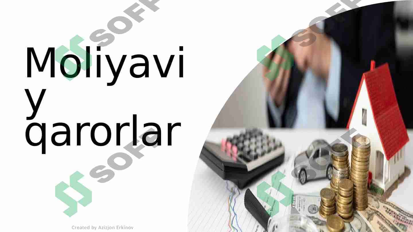 Moliyaviy qarorlar 1