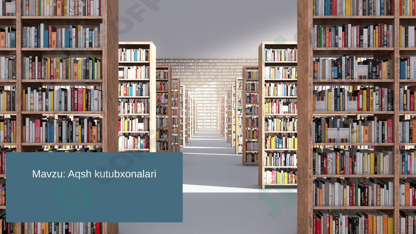 Aqsh kutubhonalari 1