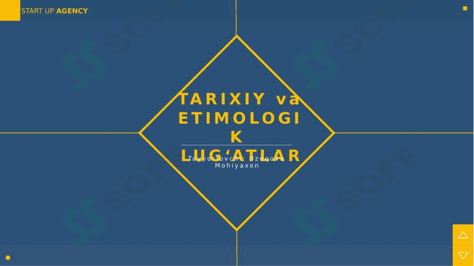 Tarixiy va etimologik lug'atlar 1