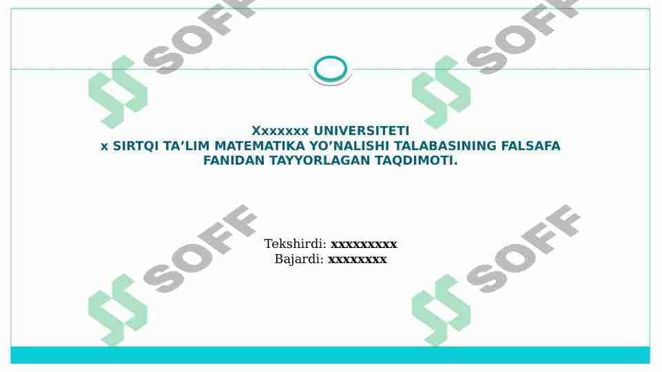 QADRIYAT TUSHUNCHASINING MA'NOSI VA UNING UMUMIY TAVSIFI 1