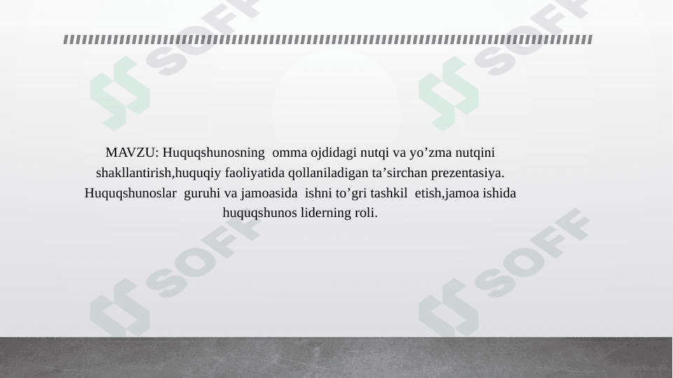omma oldida nutq so`zlashni shakllantrish 1