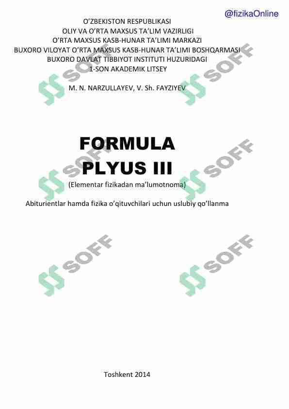 Fizika formulalar 1