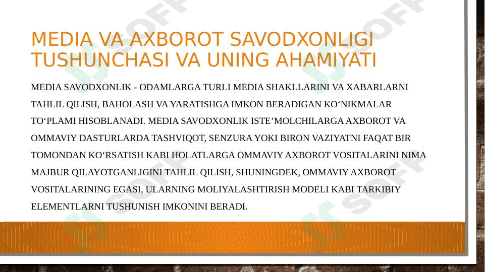 Media va axborot savodxonligi tushunchasi va uning ahamiyati 1