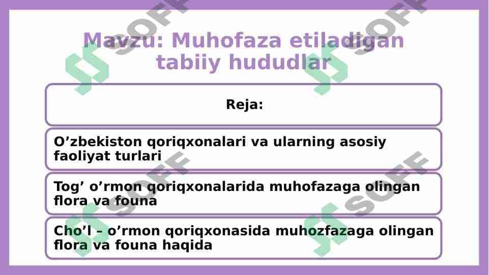 Muhofaza etiladigan tabiiy hududlar 1