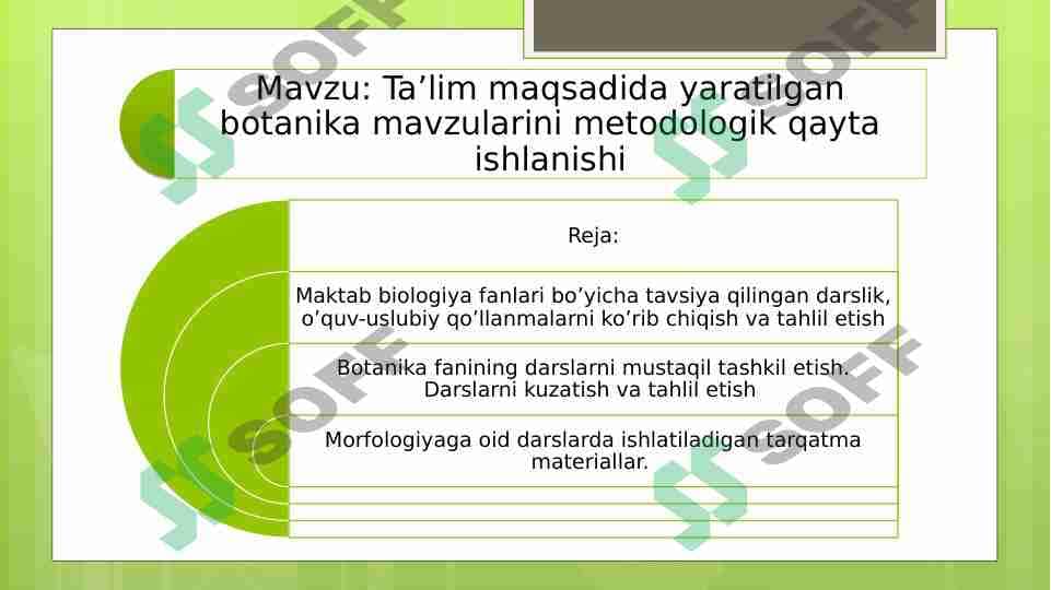Ta’lim maqsadida yaratilgan botanika mavzularini metodologik qayta ishlanishi 1