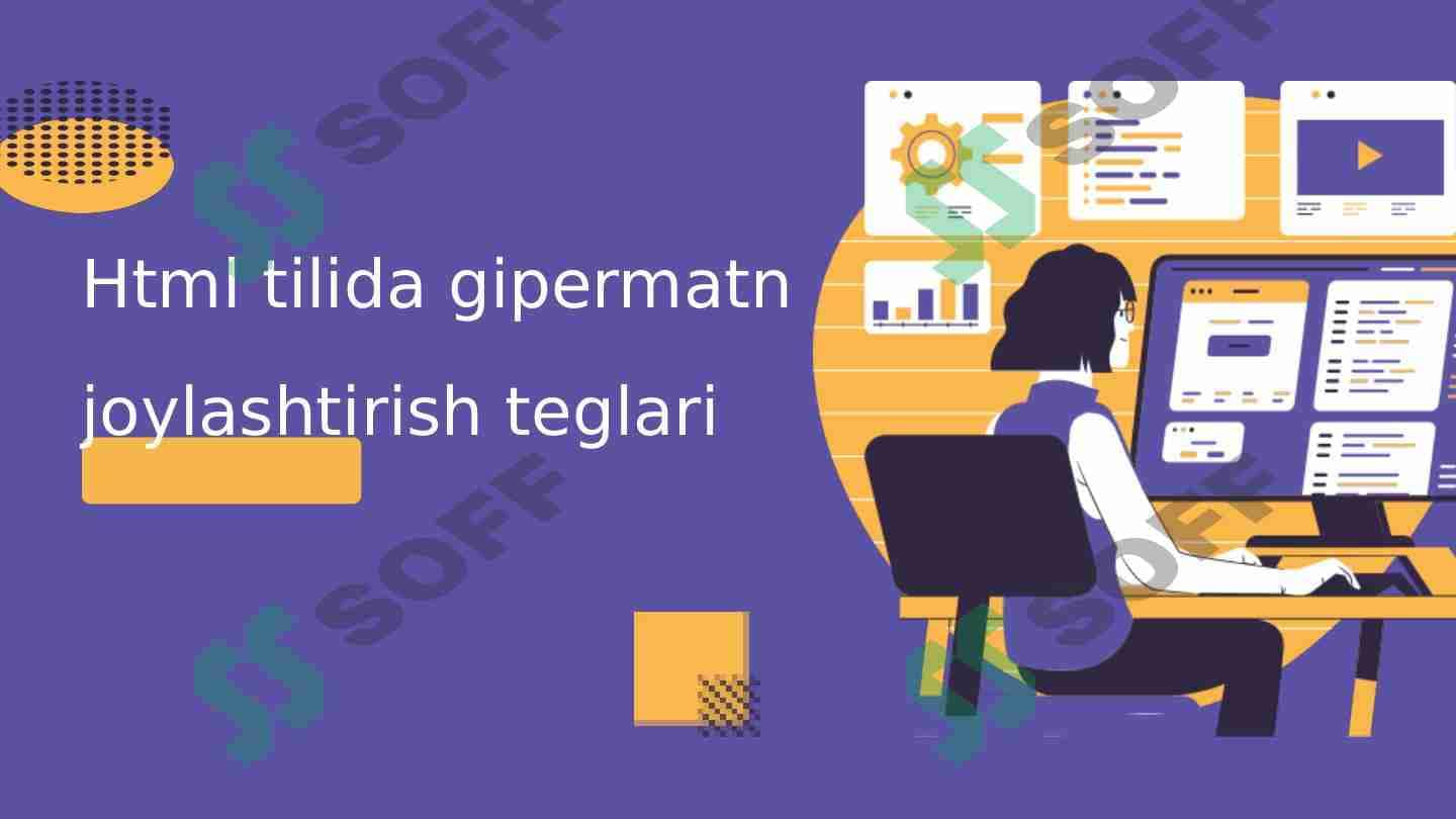 Htmlda giper matn joylashtirish 1