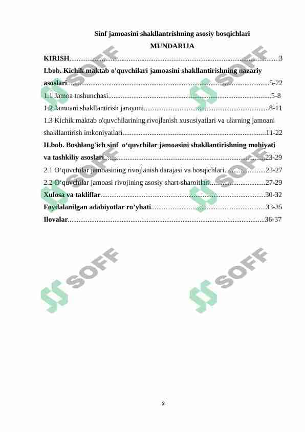 Sinf jamoasini shakllantrishning asosiy bosqichlari 1