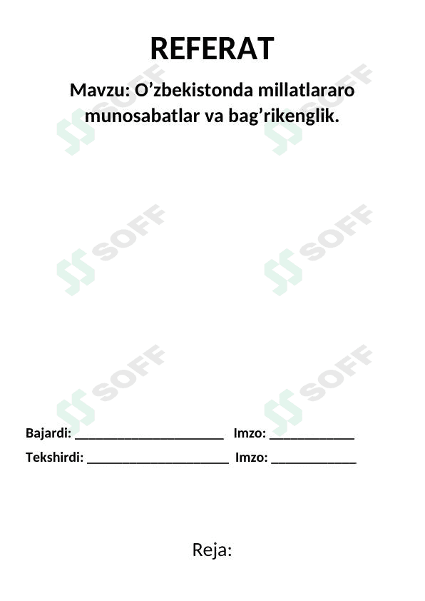 O'zbekistonda millatlararo munosabatlar 1