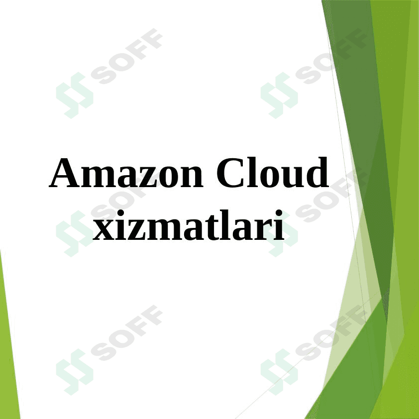 Amazon Cloud xizmatlari 1