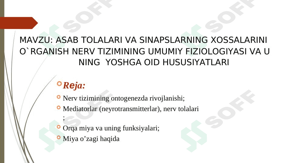 ASAB TOLALARI VA SINAPSLARNING XOSSALARINI 1