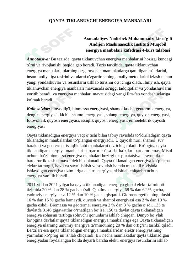 QAYTA TIKLANUVCHI ENERGIYA MANBALARI 1