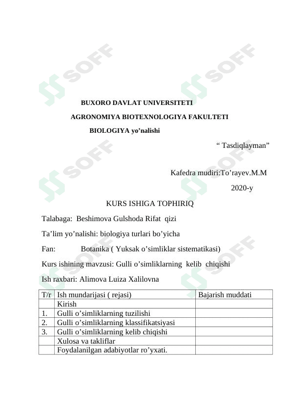 Gulli oʻsimliklarni kelib chiiqshi 1