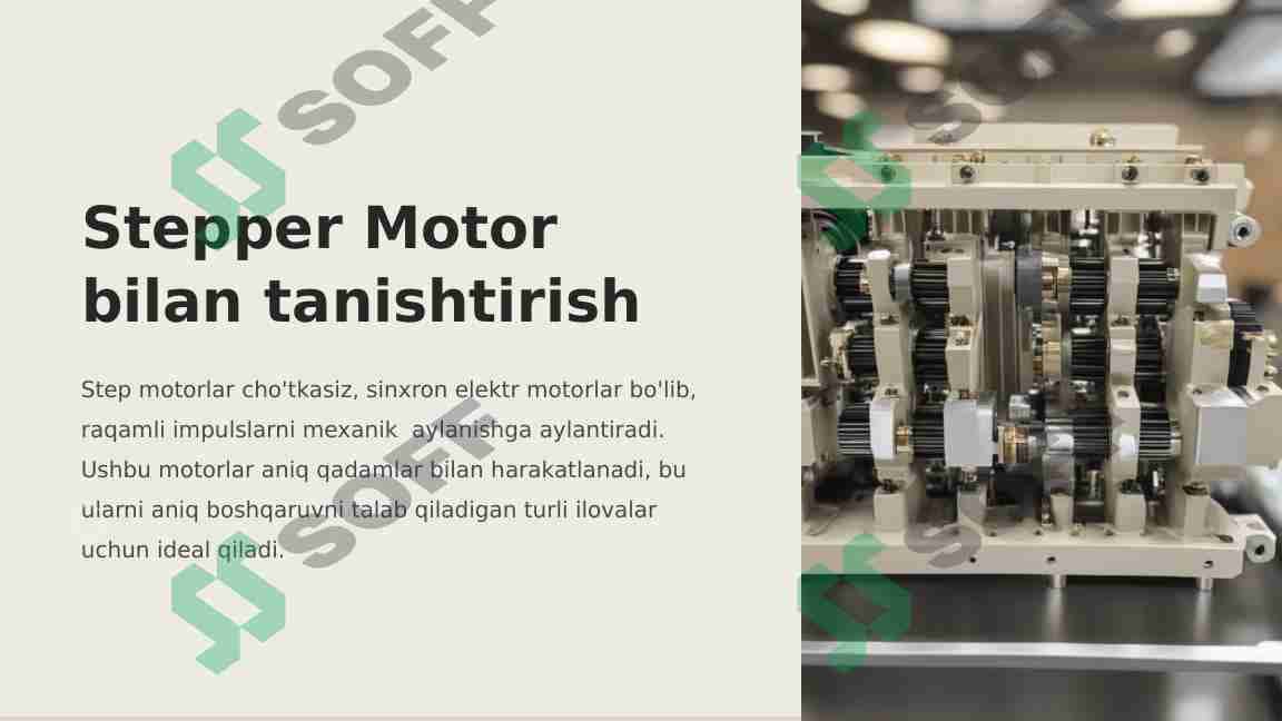 Stepper motorlar, Qadamli matorlar 1