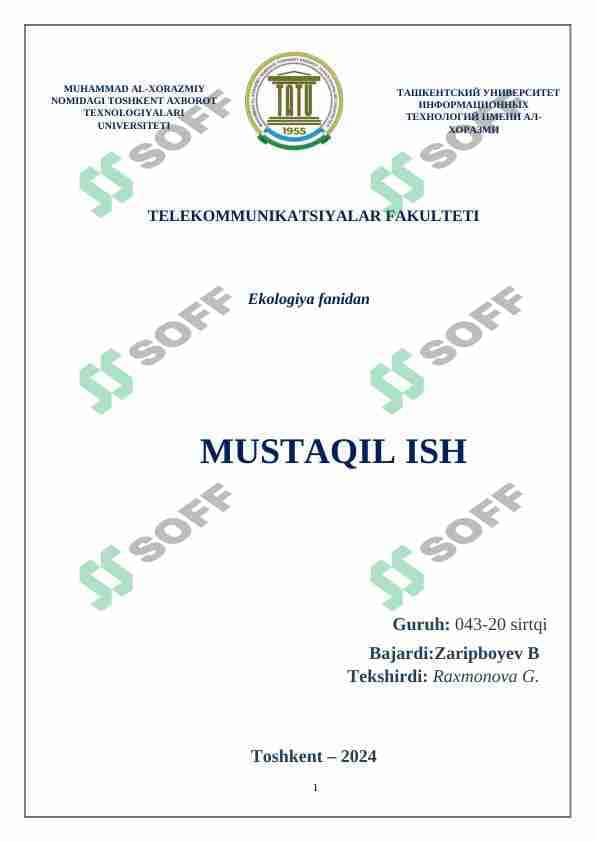 ekologik muammolar 1