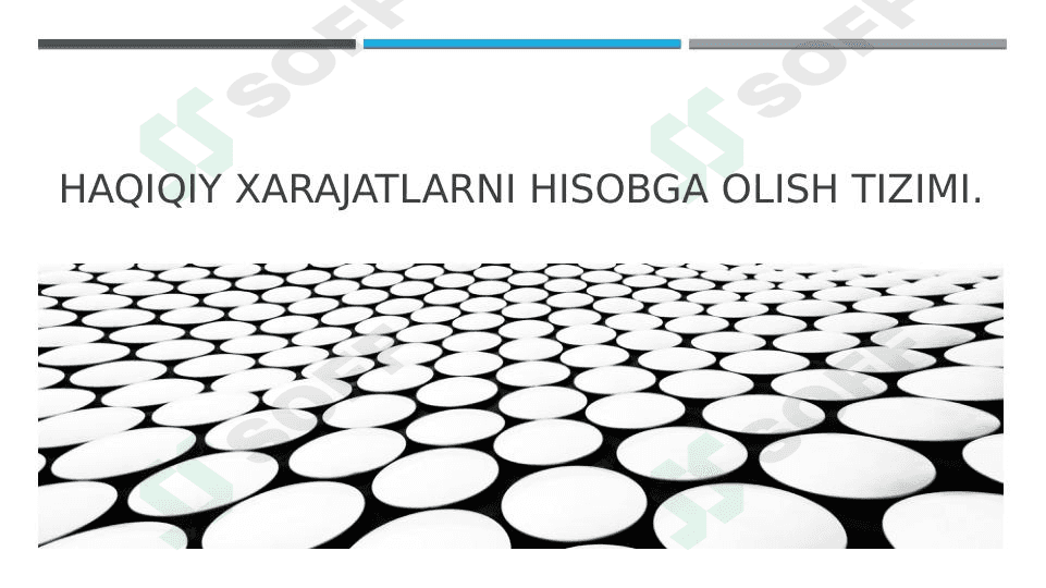 Haqiqiy xarajatlarni hisobga olish tizimi 1