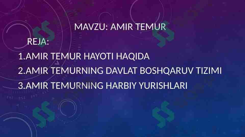 Amir Temur 1