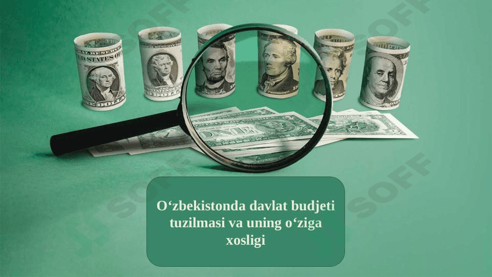 Oʻzbekistonda davlat budjeti tuzilmasi va uning oʻziga xosligi 1