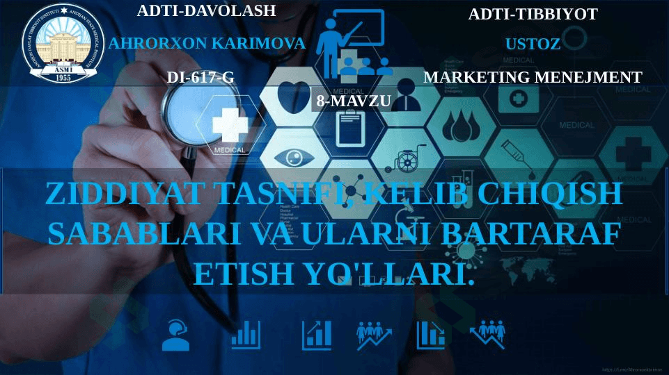 ZIDDIYAT TASNIFI, KELIB CHIQISH SABABLARI VA ULARNI BARTARAF ETISH YO'LLARI. 1