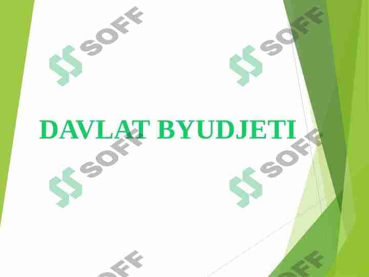 DAVLAT BYUDJETI 1