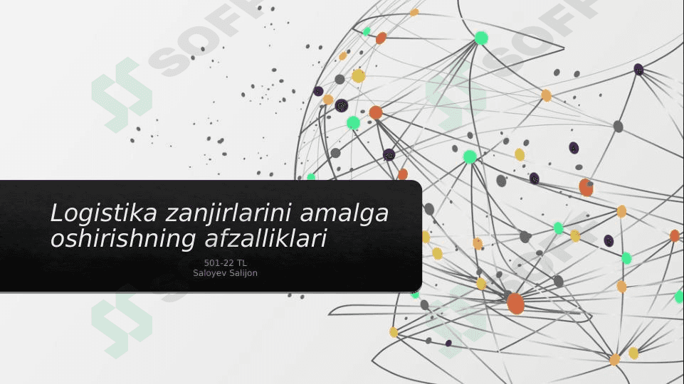 Logistika zanjirlarini amalga oshirishning afzalliklari 1