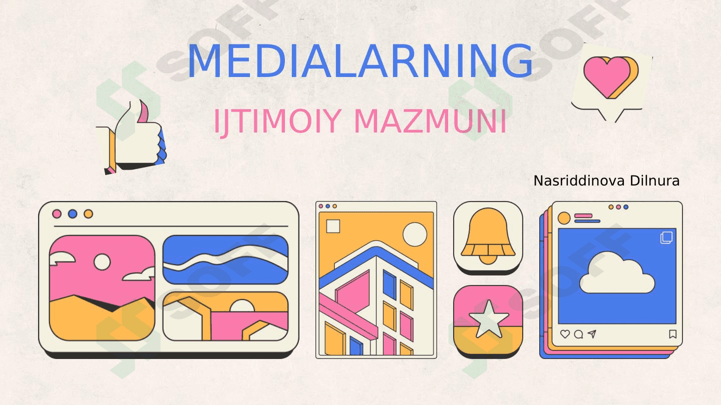 Medialarning ijtimoiy mazmuni 1