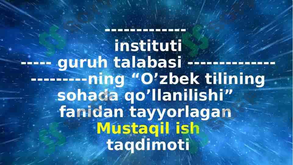 Soʻzlashuv nutq uslubi 1