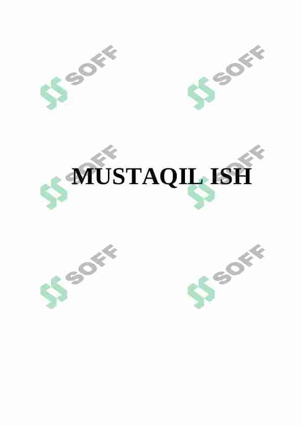 Таҳлилнинг ирарҳик модели 1