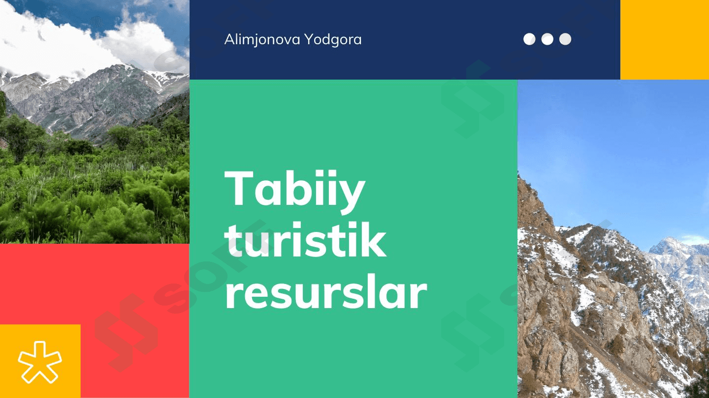 Tabiiy turistik resurslar 1