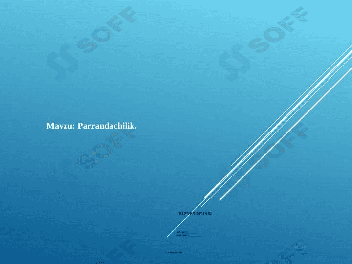 Parrandachilik. 1
