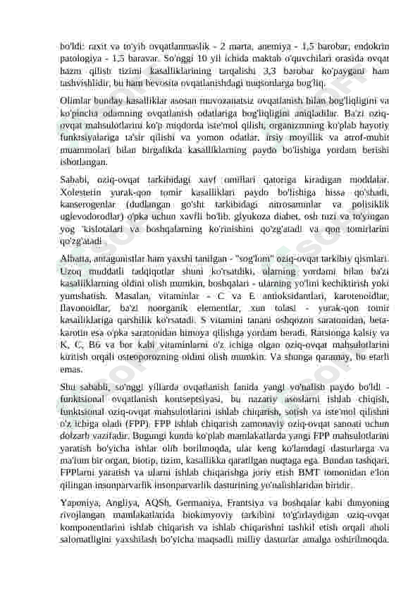 Funksional ovqatlanish 2
