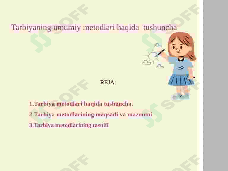 Tarbiyaning umumiy metodlari haqida  tushuncha 2
