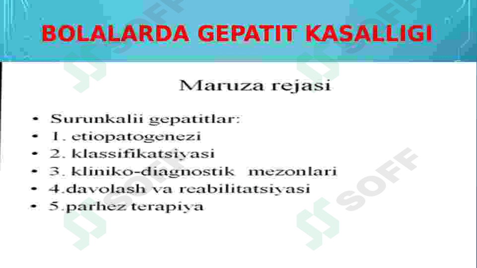 Bolalarda gepatit kasalligi 2