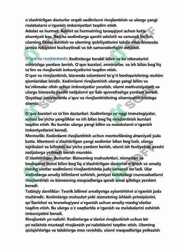 BIZNESDA ODAMLARNI TO'G'RI BOSHQARISH 2